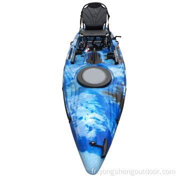 Kayak de pêche unique de 4,1 mètres avec siège réglable